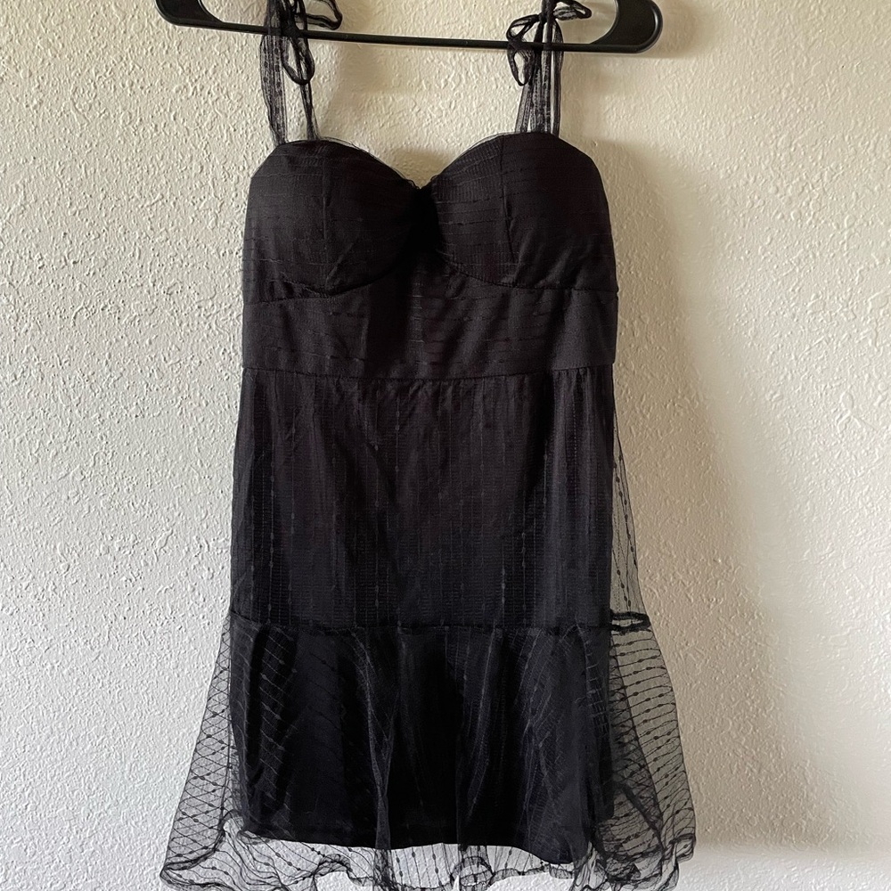 Mesh Sweetheart Dress